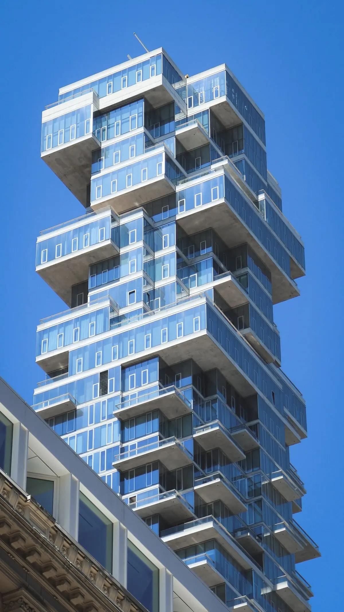 56 Leonard Street, the Jenga Tower, in Tribeca