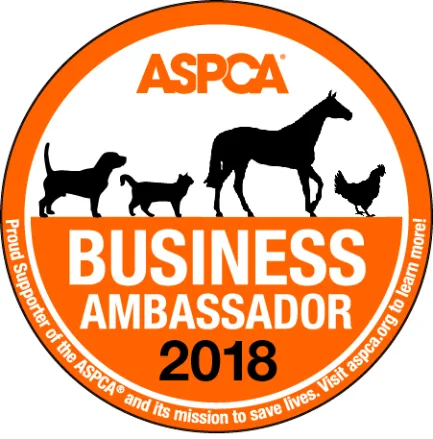 ASPCA Business Ambassador 2018 badge
